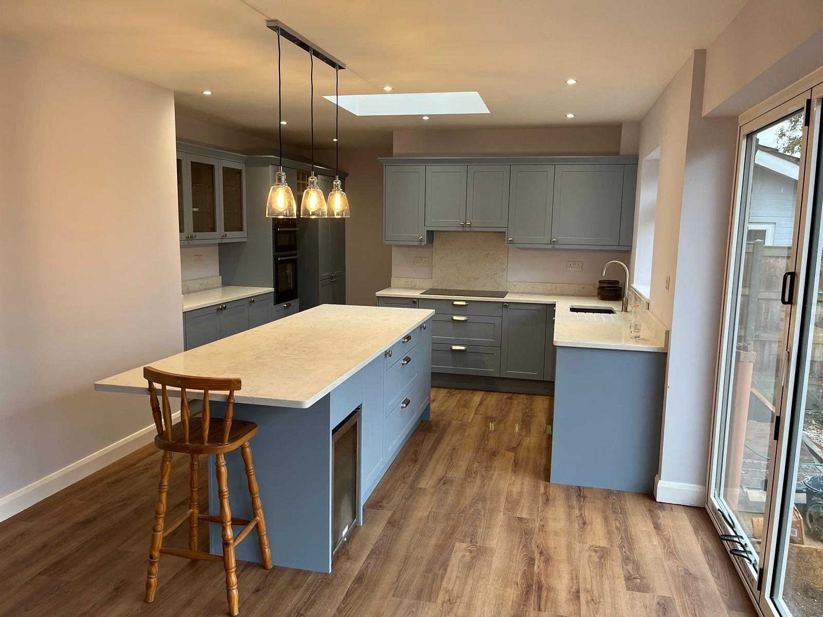 Modern kitchen installation